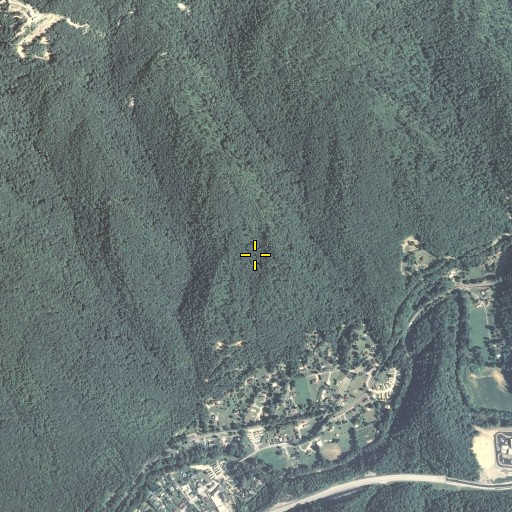 Aerial/Satellite Image of Pine Mountain, KY