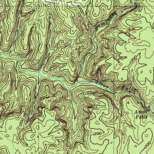 Topographic Map of Seminary Branch, KY