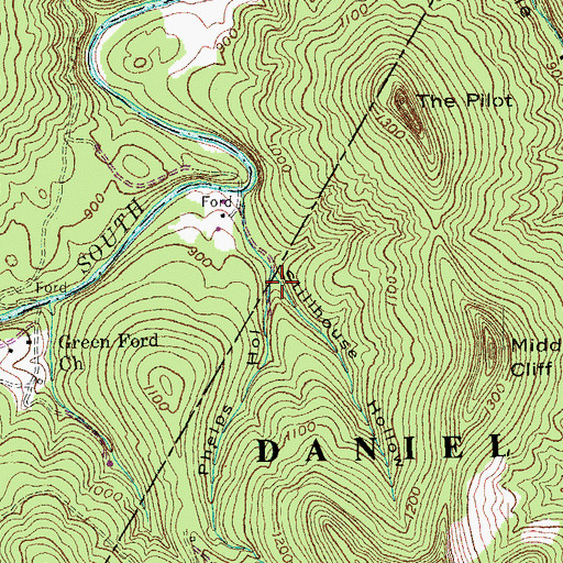 Topographic Map of Stillhouse Hollow, KY