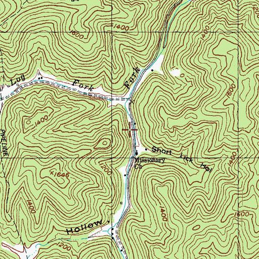Topographic Map of Upper Otter School, KY