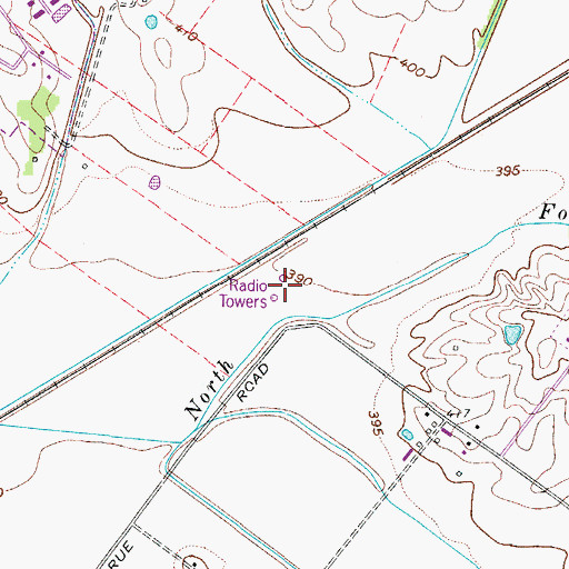 Topographic Map of WSON-AM (Henderson), KY