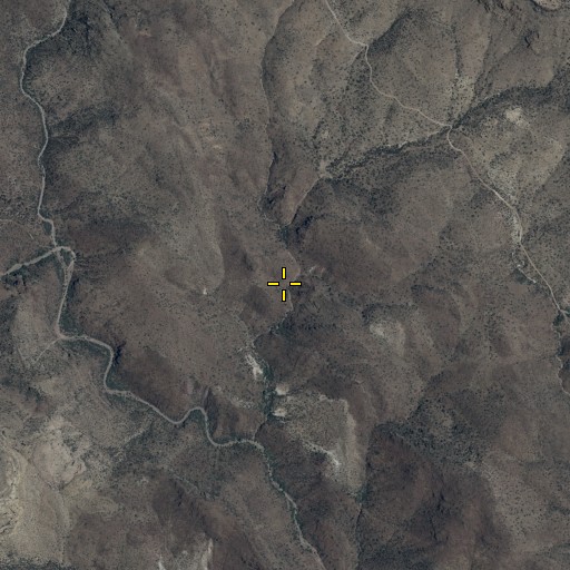 Aerial/Satellite Image of Grapevine Spring, AZ
