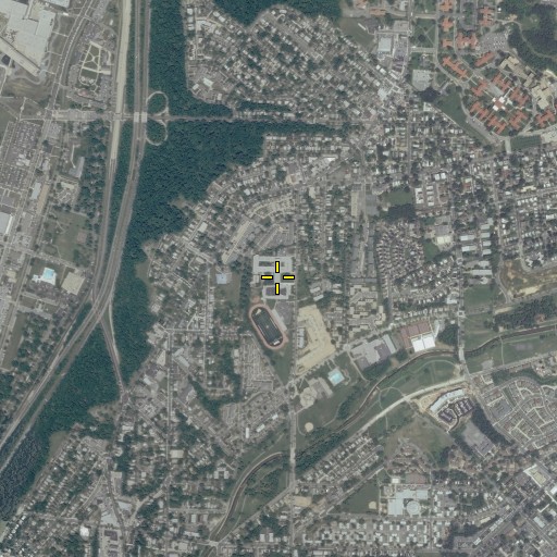 Aerial/Satellite Image of Ballou Recreation Center, DC