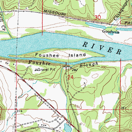Topographic Map of Pat Hollow, AR