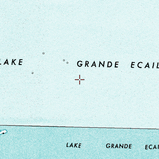 Topographic Map of Lake Grand Ecaille, LA