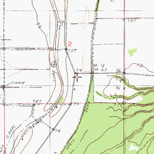 Topographic Map of Battle Chapel, LA