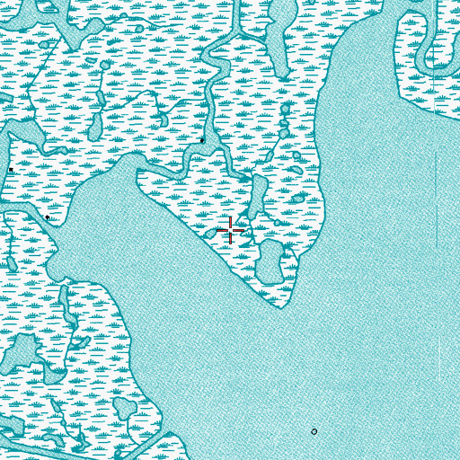 Topographic Map of Bayou du Cougrant, LA