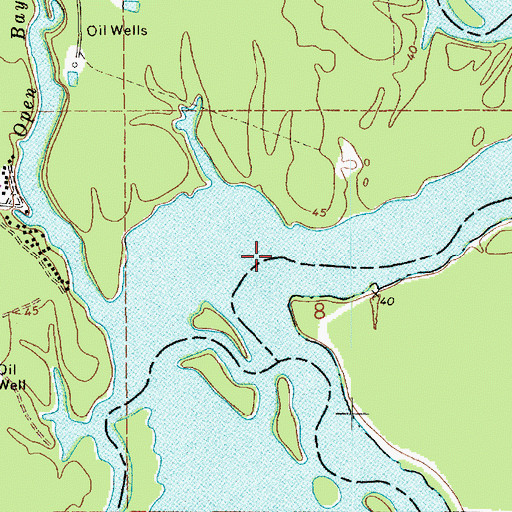 Topographic Map of Big Saline Bayou, LA
