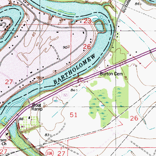 Topographic Map of Eastern Star Church Number 1, LA