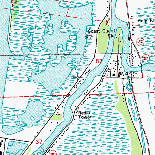 Topographic Map of L'eglise de Deju, LA