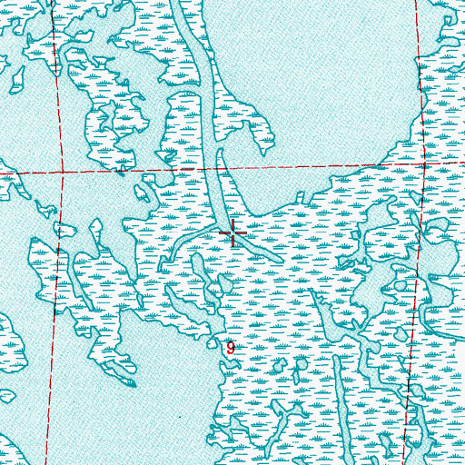 Topographic Map of Wax Bayou, LA