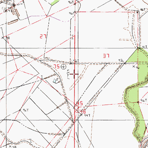 Topographic Map of Hertzog Swamp, LA