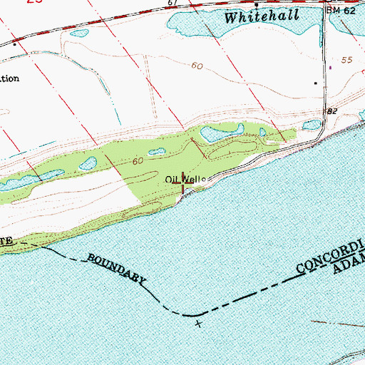 Topographic Map of Scotland Landing, LA