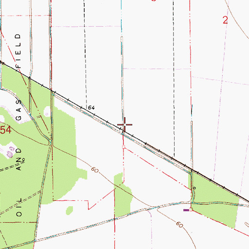 Topographic Map of Bennet Spur (historical), LA