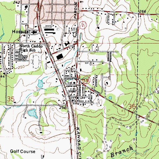 Topographic Map of Brent, LA