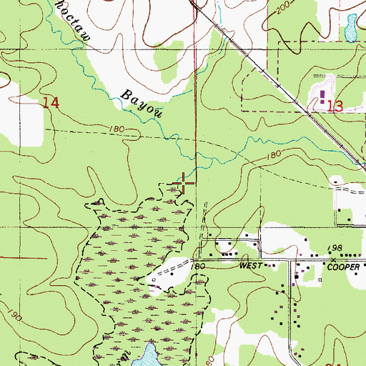 Topographic Map of Lakeview Park, LA