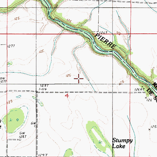 Topographic Map of Long Lake (historical), LA