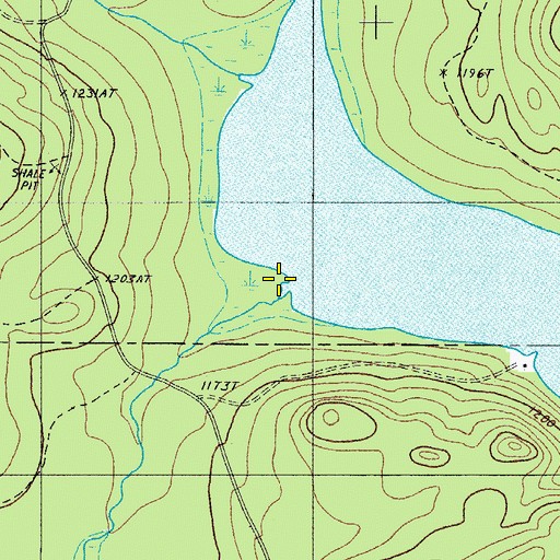 Topographic Map of Beaver Brook, ME