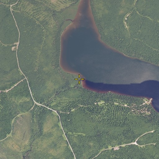 Aerial/Satellite Image of Beaver Brook, ME