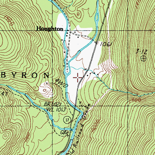 Topographic Map of Berdeen Stream, ME