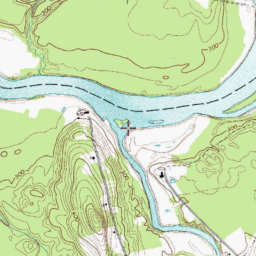 Topographic Map of Dead River, ME