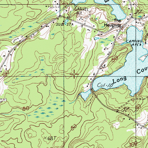 Topographic Map of Deer Isle, ME