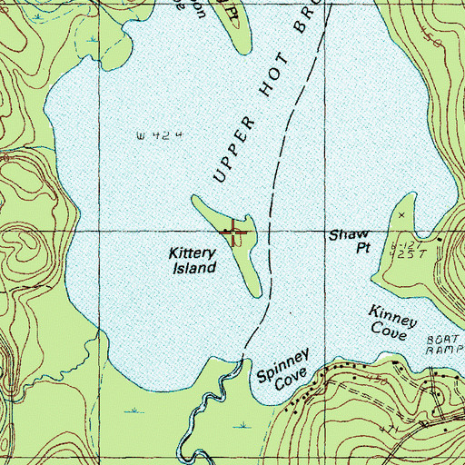 Topographic Map of Kittery Island, ME