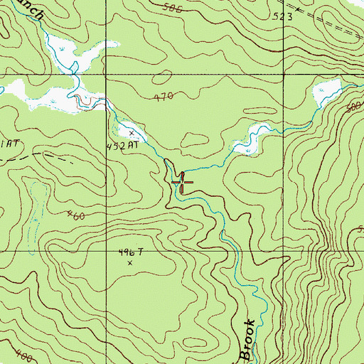Topographic Map of Quarry Brook, ME