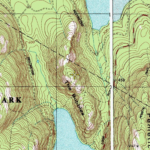 Topographic Map of The Bubbles, ME