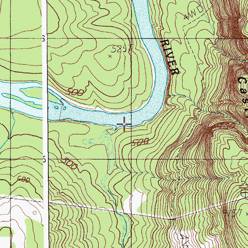 Topographic Map of Welts Brook, ME