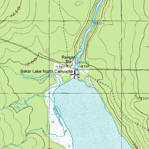 Baker Lake North Campsite, ME