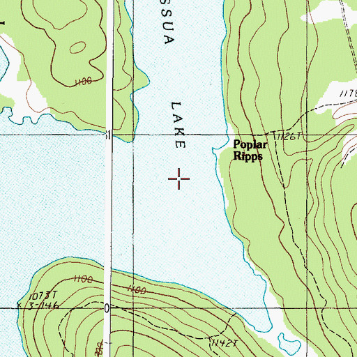 Topographic Map of Poplar Ripps, ME