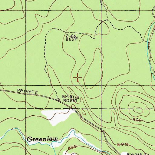 Topographic Map of Aroostook County, ME
