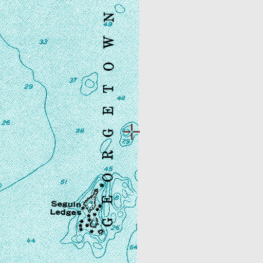 Topographic Map of White Ledge, ME