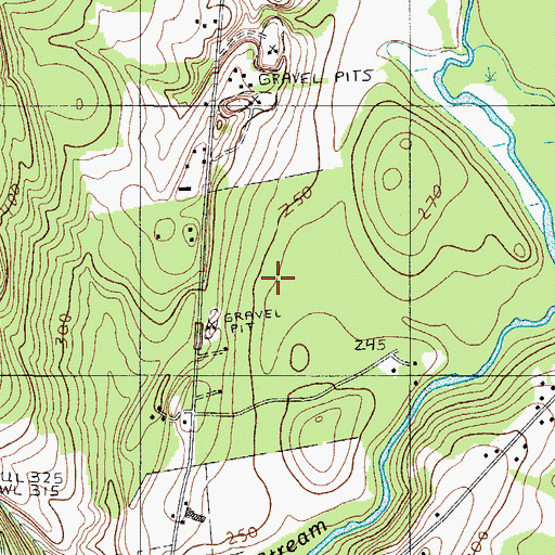 Topographic Map of Town of Canaan, ME