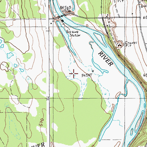 Topographic Map of Town of Masardis, ME