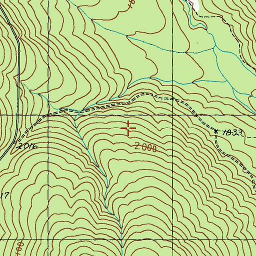 Topographic Map of Plantation of Rangeley, ME