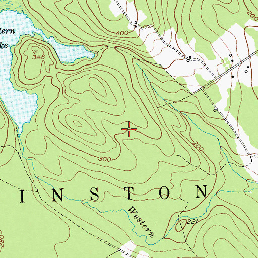 Topographic Map of Town of Robbinston, ME