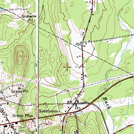 Topographic Map of Town of Waldoboro, ME