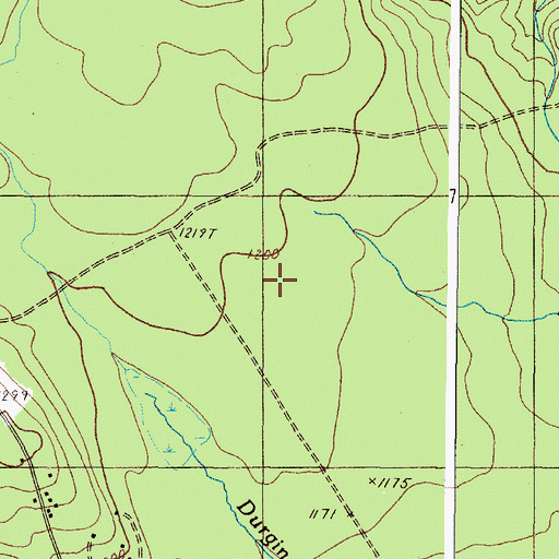 Topographic Map of Plantation of West Forks, ME