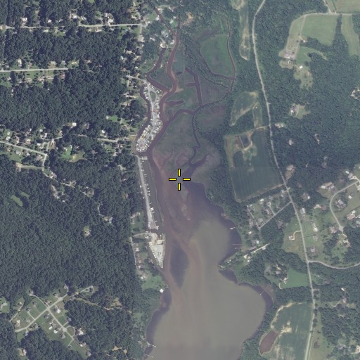 Aerial/Satellite Image of Port Tobacco Creek, MD