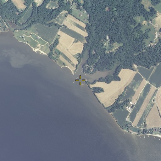 Aerial/Satellite Image of Ben Creek, MD