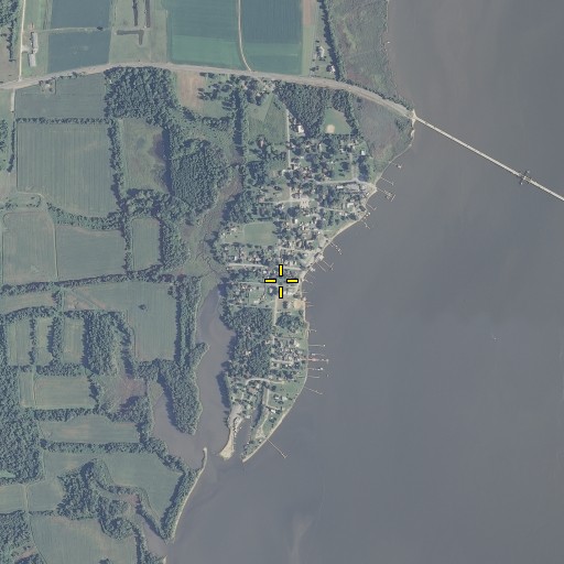Aerial/Satellite Image of Benedict, MD