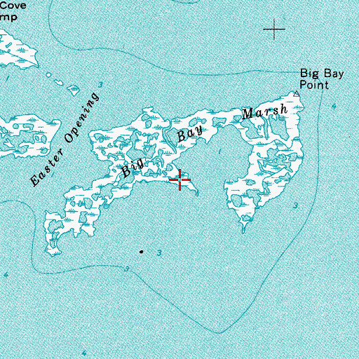 Topographic Map of Big Bay Marsh, MD