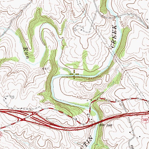 Topographic Map of Broad Run, MD