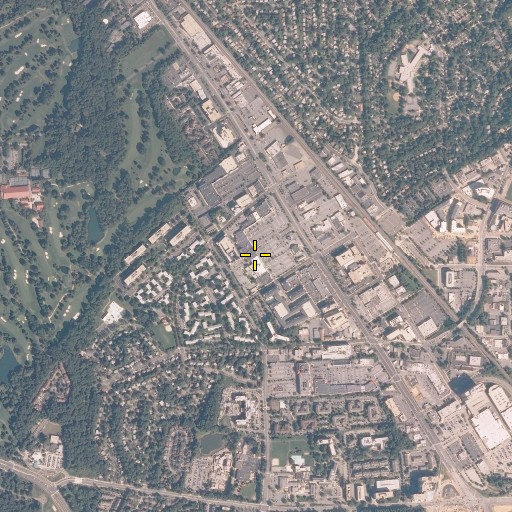 Aerial/Satellite Image of Congressional Shopping Plaza, MD