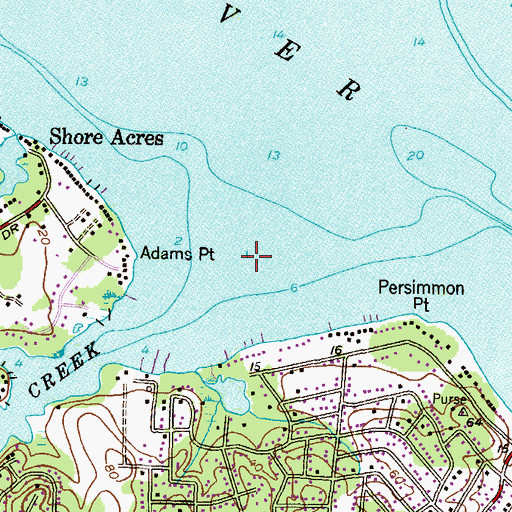 Topographic Map of Deep Creek, MD