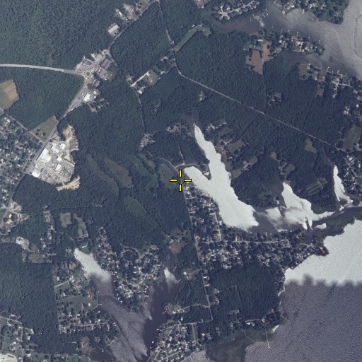 Aerial/Satellite Image of Franklin Cemetery, MD