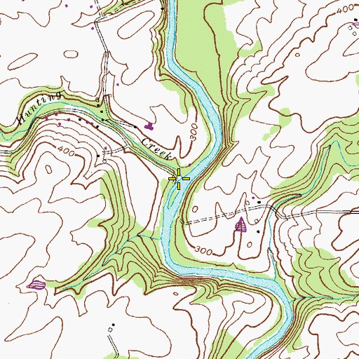 Topographic Map of Big Hunting Creek, MD