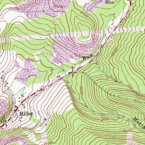Topographic Map of Matthew Run, MD